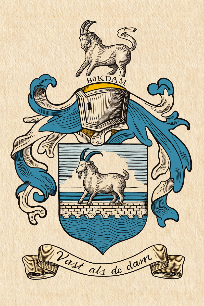 Familiewapen van de achternaam BOKDAM