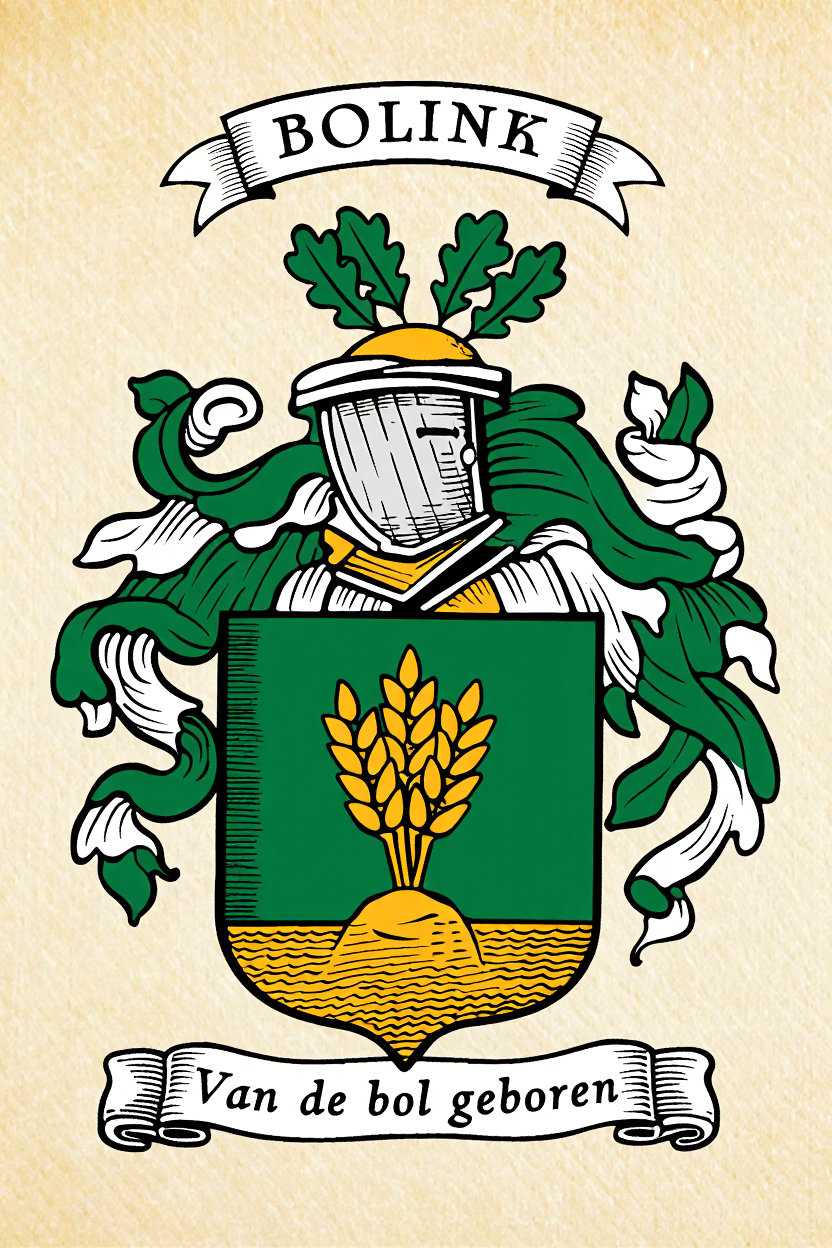 Familiewapen van de achternaam BOLINK