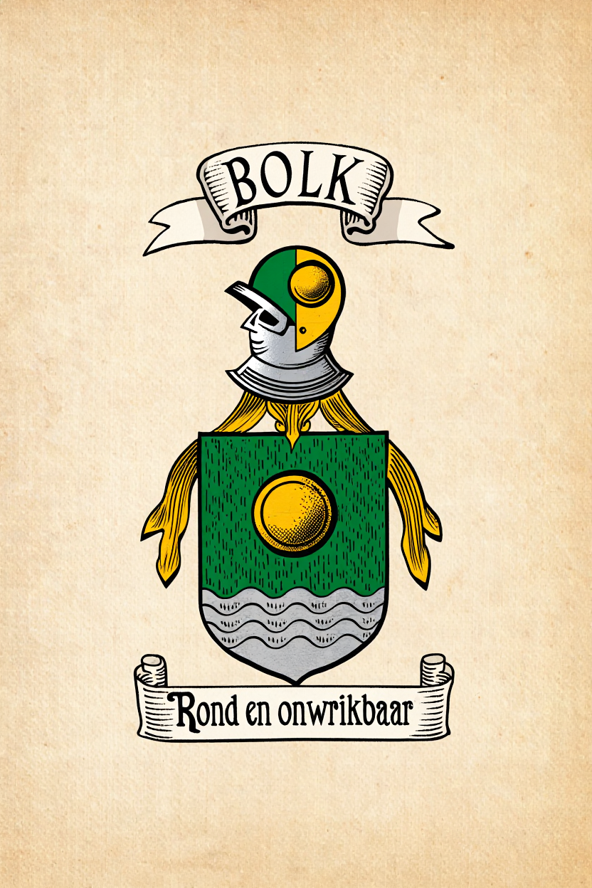 Familiewapen van de achternaam BOLK