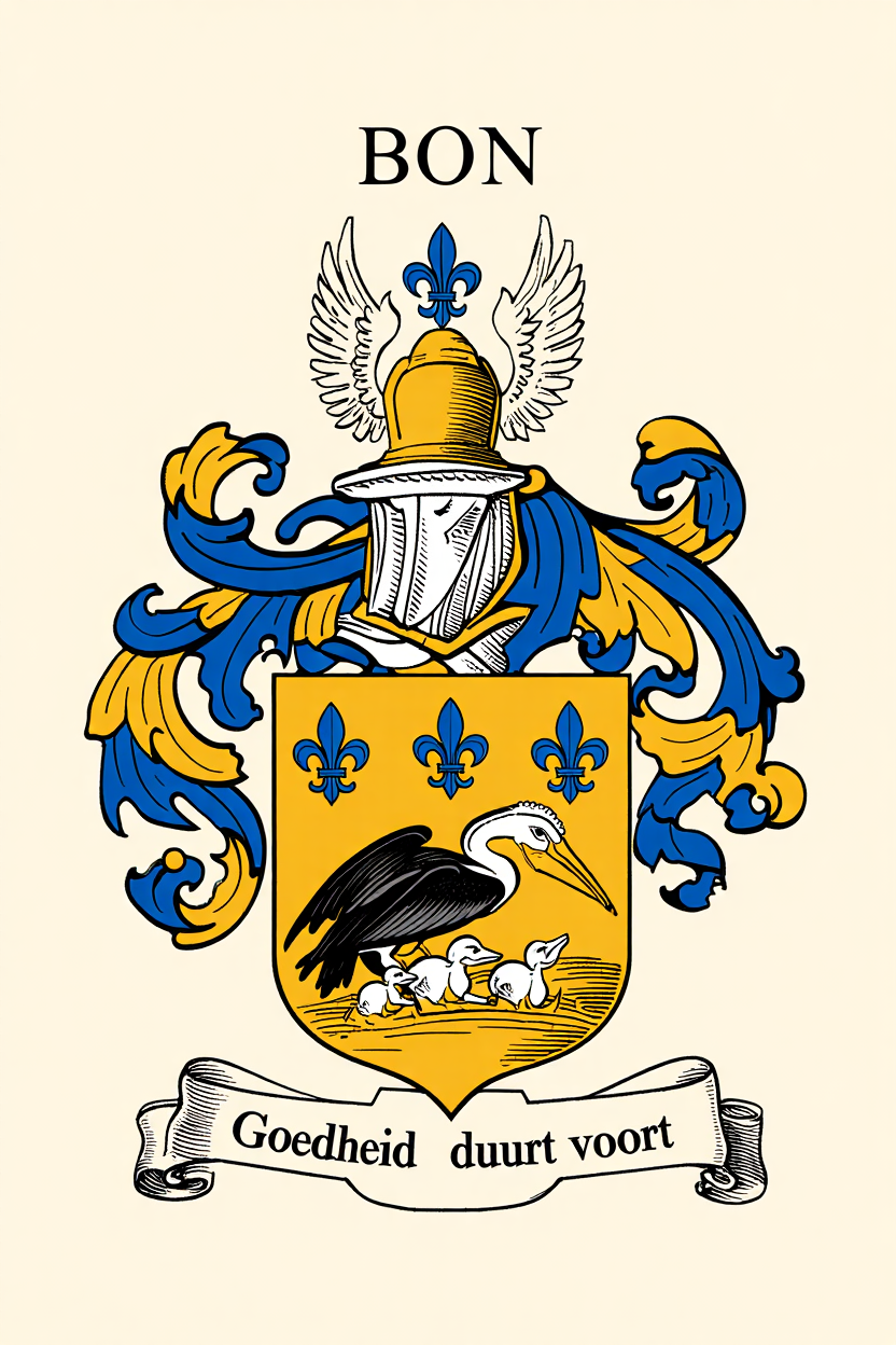 Familiewapen van de achternaam BON