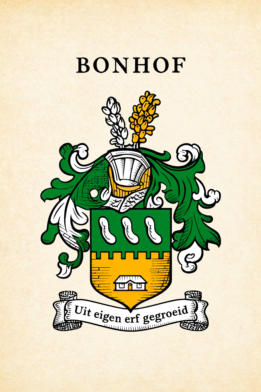 Familiewapen van de achternaam BONHOF