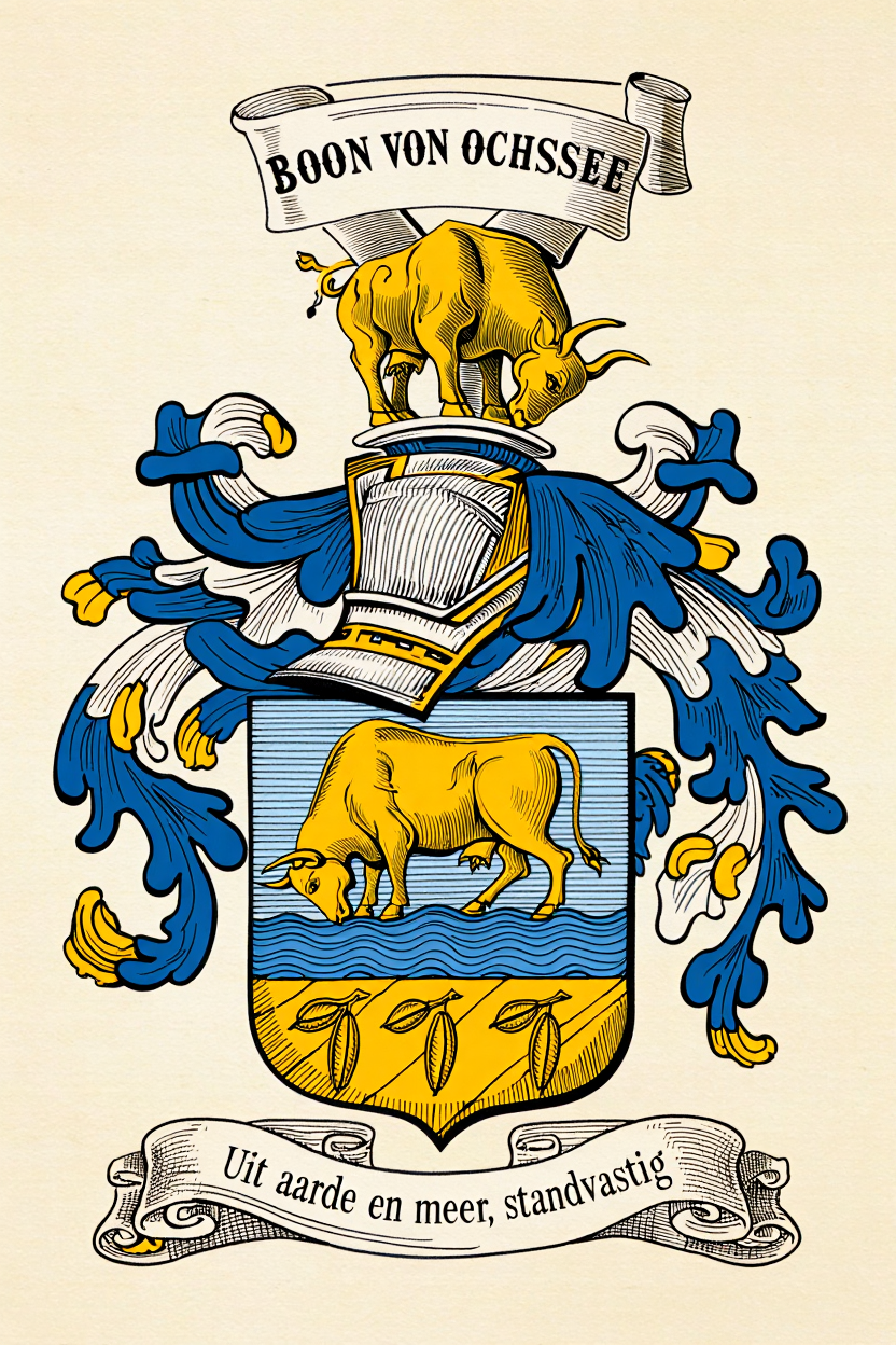 Familiewapen van de achternaam BOON VON OCHSSEE