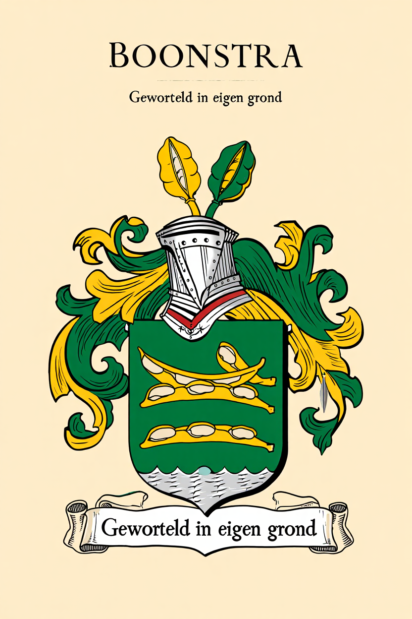 Familiewapen van de achternaam BOONSTRA
