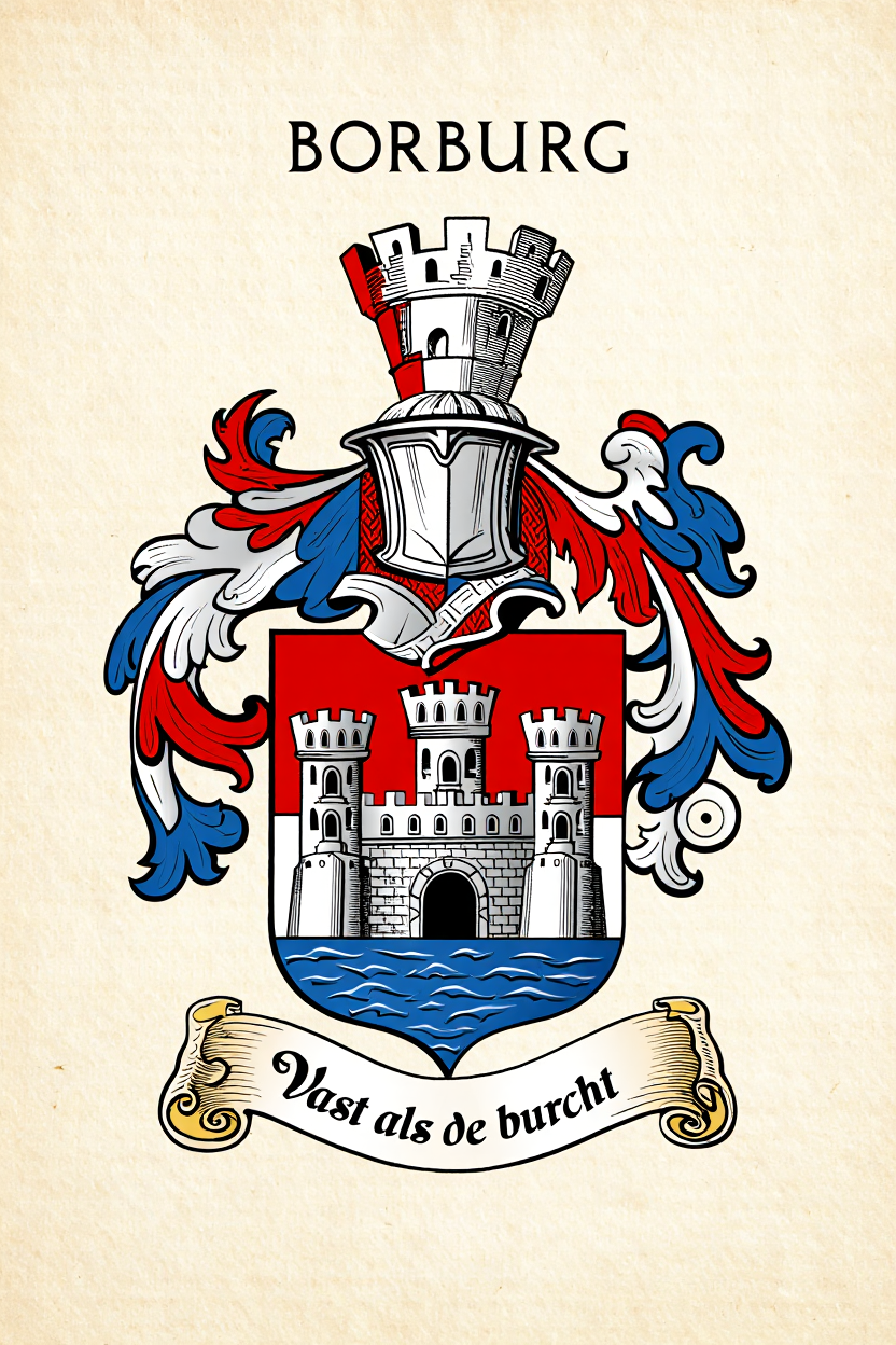 Familiewapen van de achternaam BORBURG