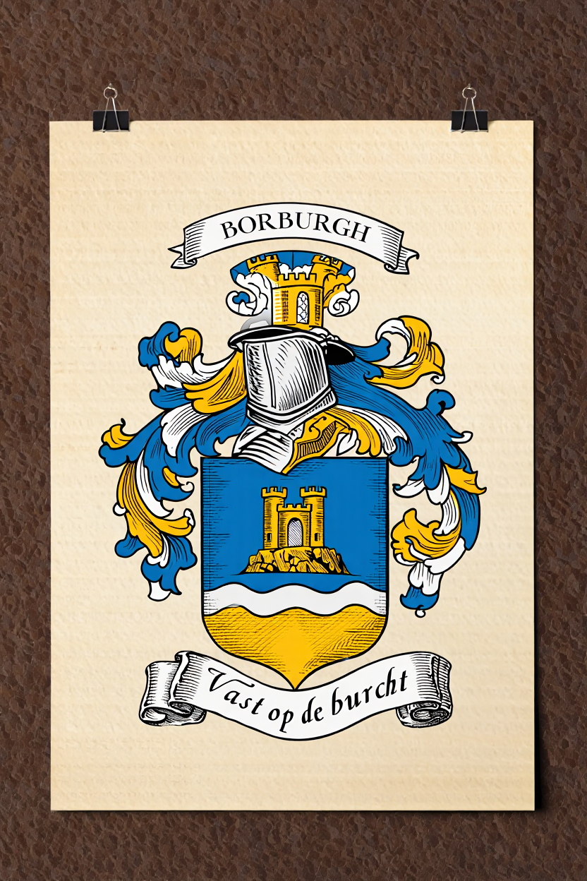 Familiewapen van de achternaam BORBURGH