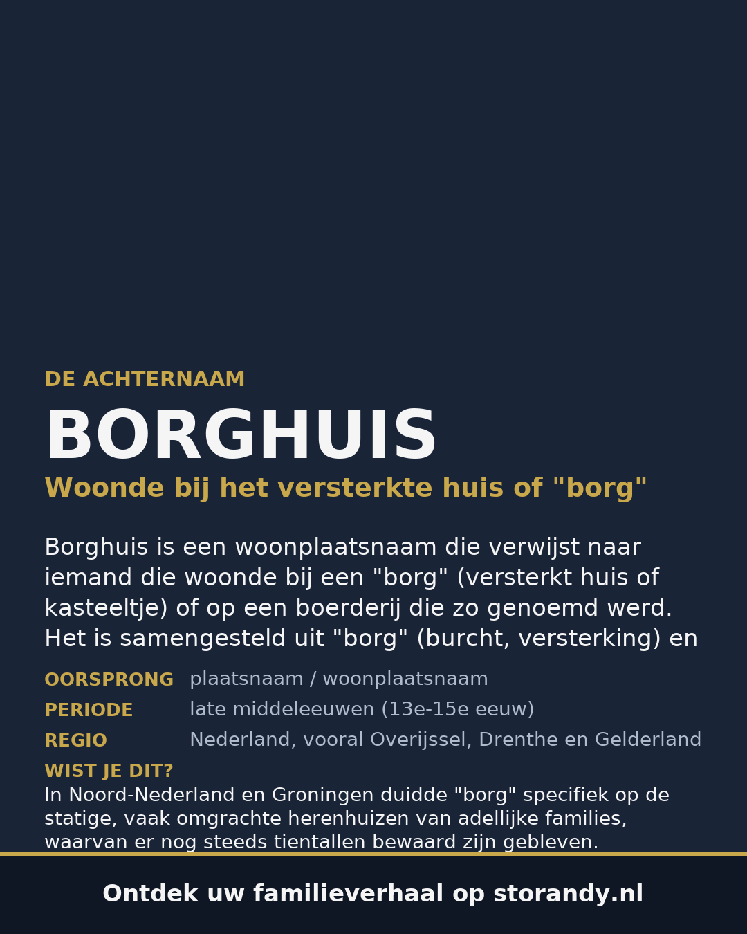 Familiewapen van de achternaam BORGHUIS