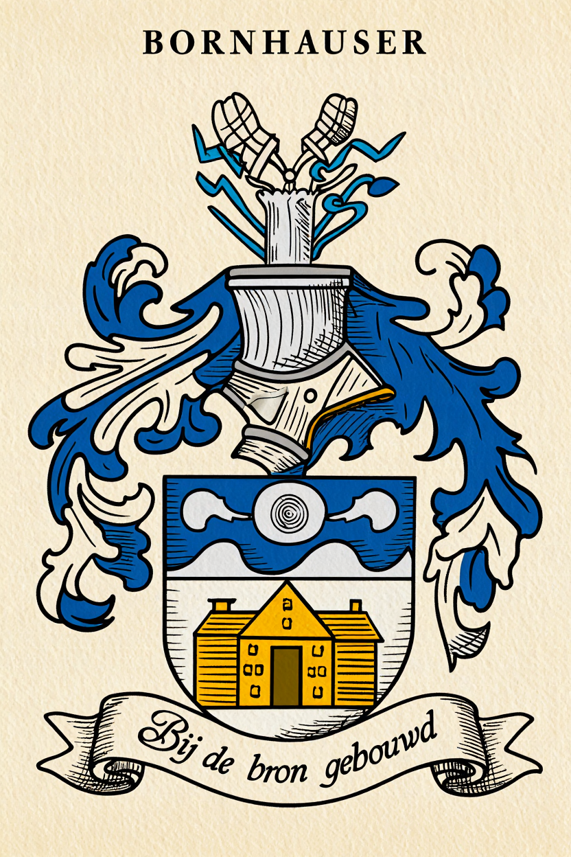 Familiewapen van de achternaam BORNHAUSER