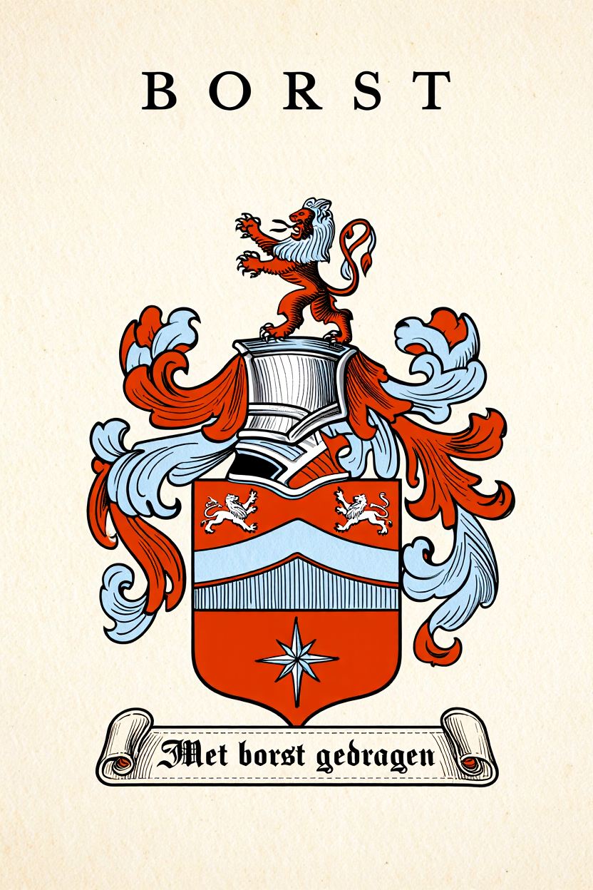 Familiewapen van de achternaam BORST