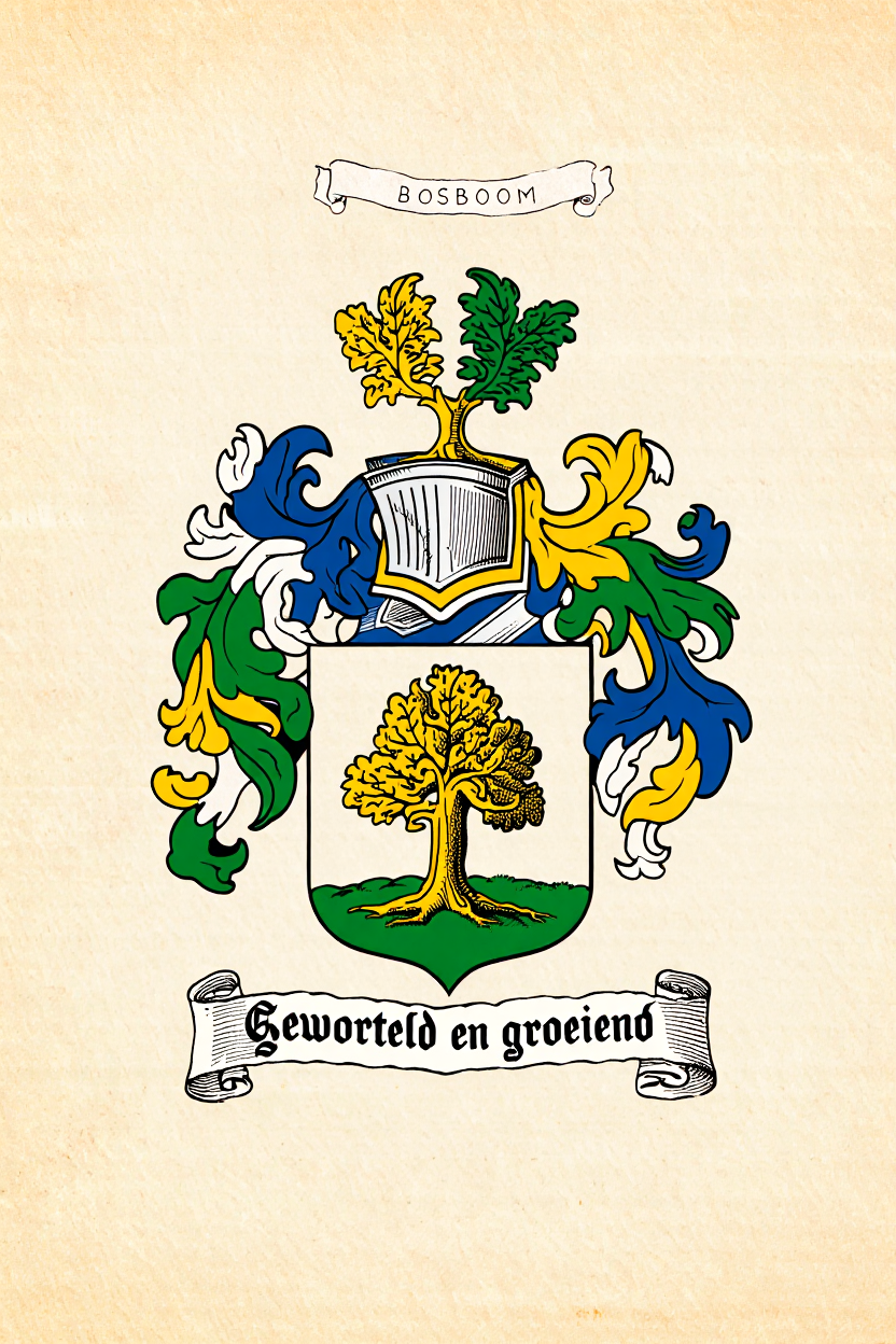 Familiewapen van de achternaam BOSBOOM