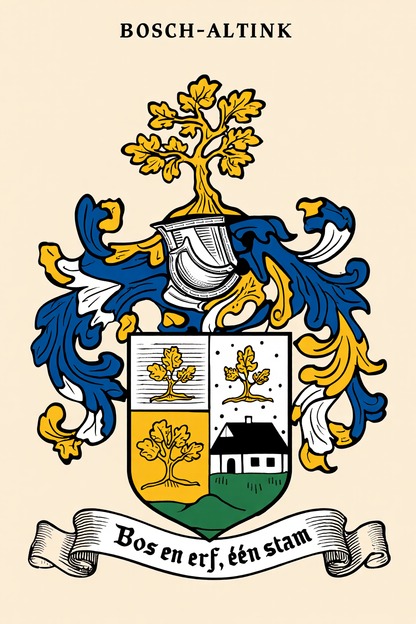 Familiewapen van de achternaam BOSCH- ALTINK