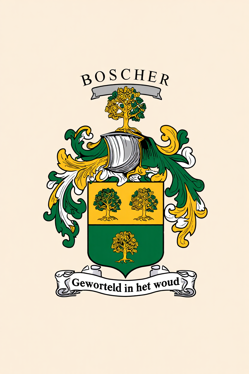 Familiewapen van de achternaam BOSCHER
