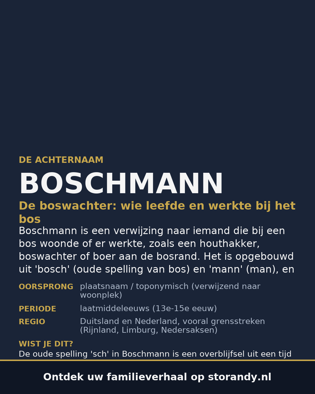 Familiewapen van de achternaam BOSCHMANN