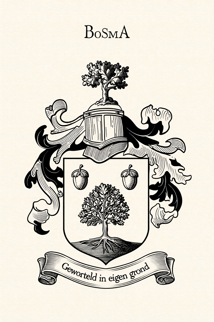 Familiewapen van de achternaam BOSMA