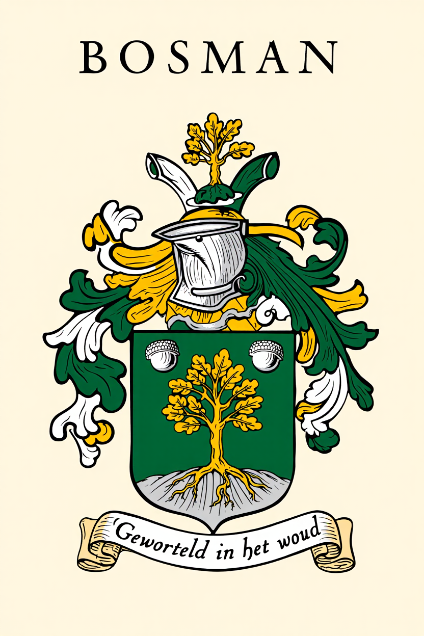 Familiewapen van de achternaam BOSMAN