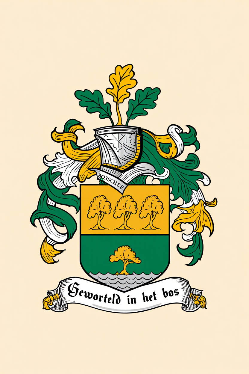 Familiewapen van de achternaam BOSSCHER
