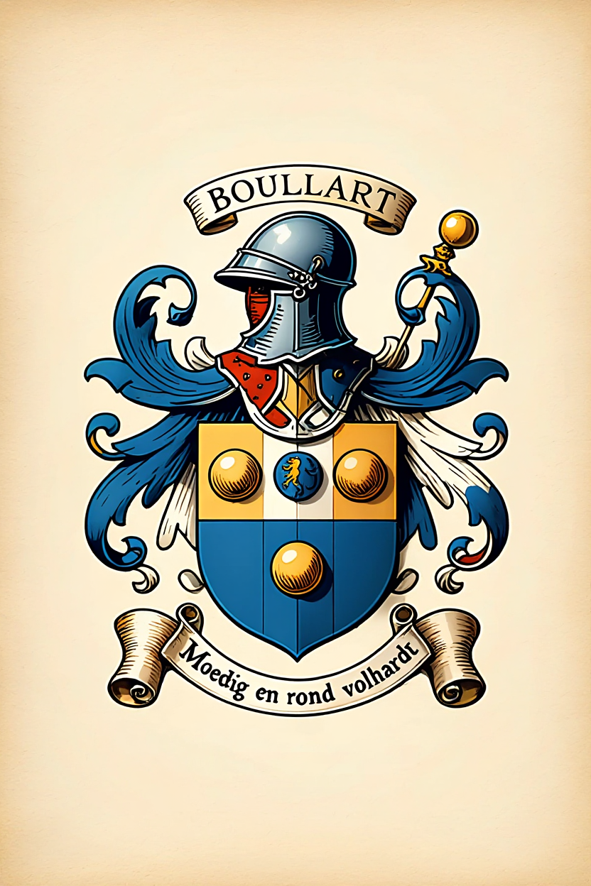 Familiewapen van de achternaam BOULLART