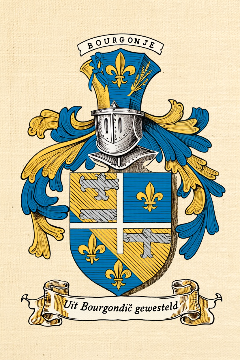 Familiewapen van de achternaam BOURGONJE