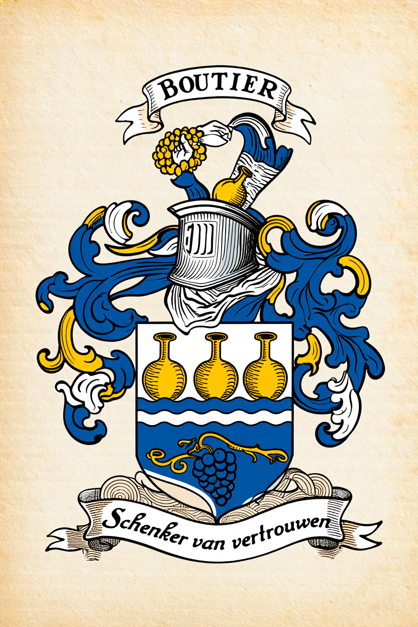 Familiewapen van de achternaam BOUTIER