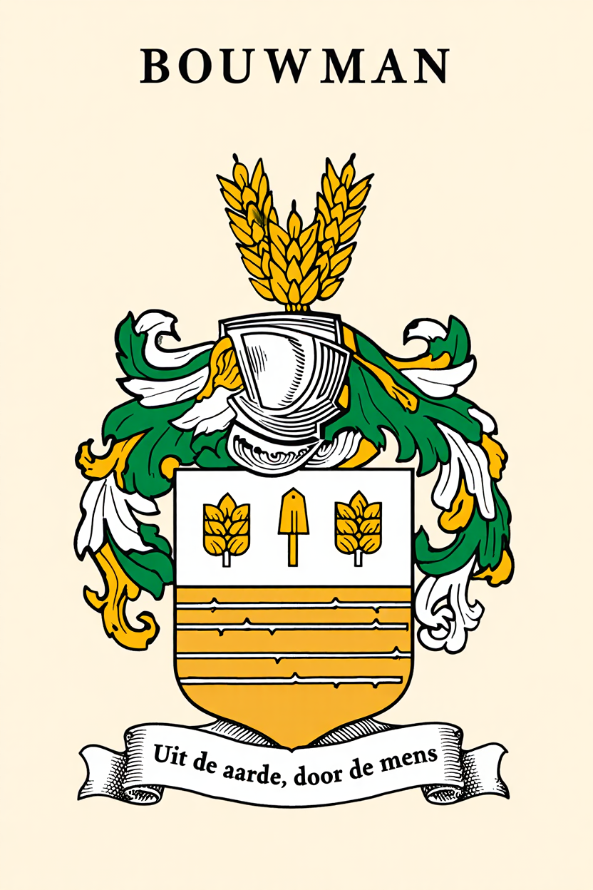 Familiewapen van de achternaam BOUWMAN