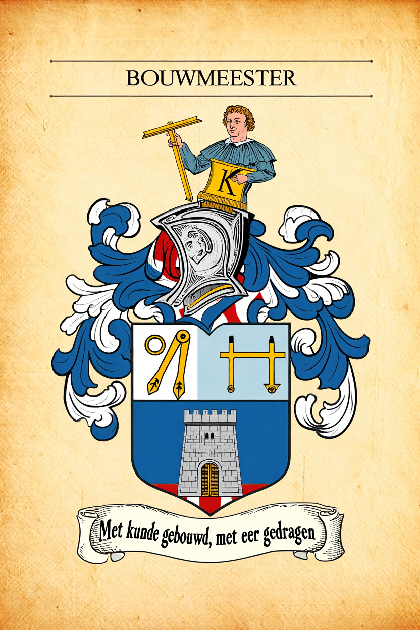 Familiewapen van de achternaam BOUWMEESTER