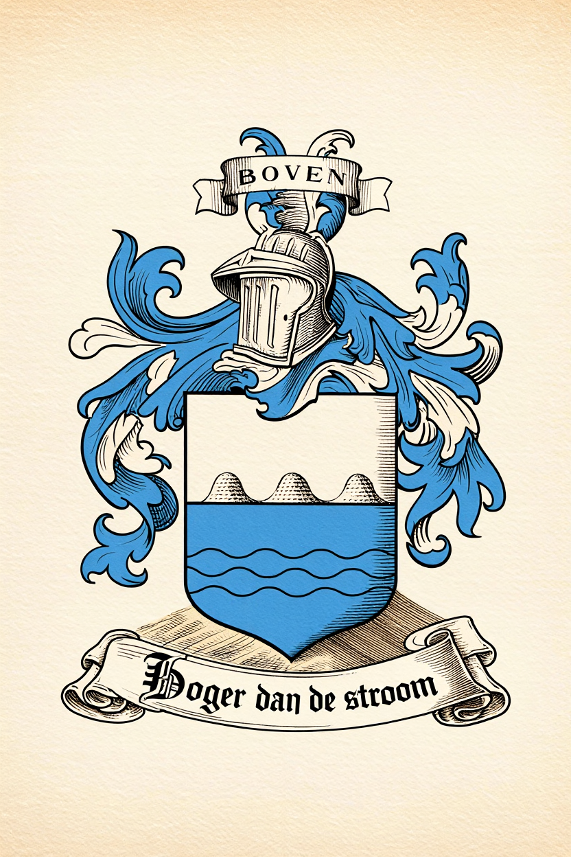 Familiewapen van de achternaam BOVEN