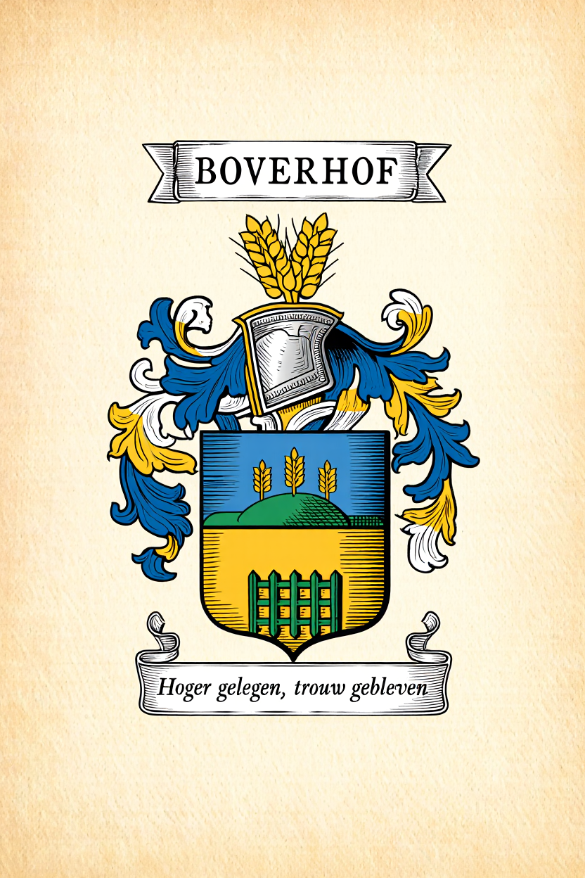 Familiewapen van de achternaam BOVERHOF