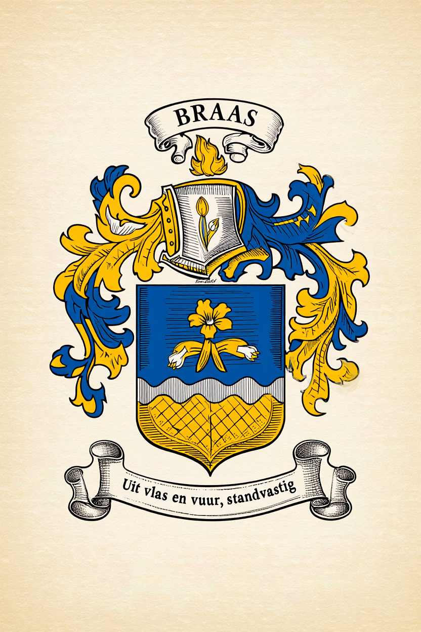 Familiewapen van de achternaam BRAAS