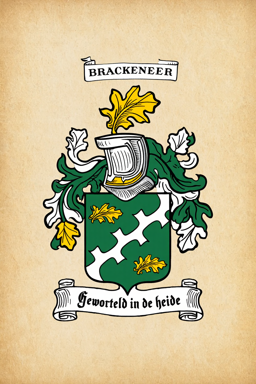 Familiewapen van de achternaam BRACKENEER