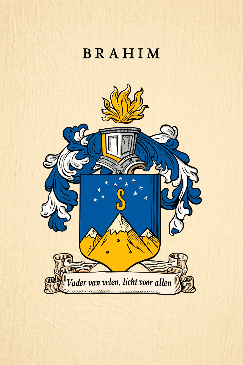 Familiewapen van de achternaam BRAHIM