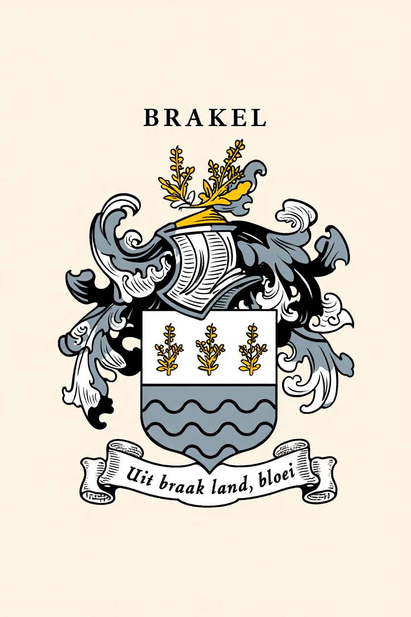 Familiewapen van de achternaam BRAKEL