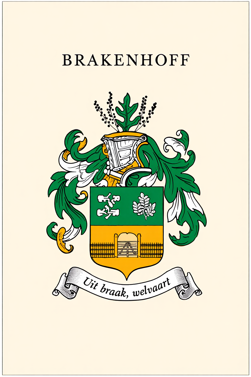 Familiewapen van de achternaam BRAKENHOFF