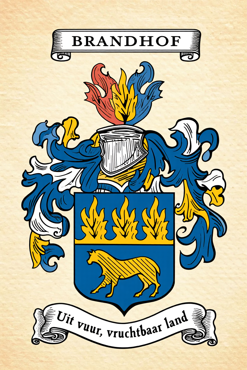 Familiewapen van de achternaam BRANDHOF