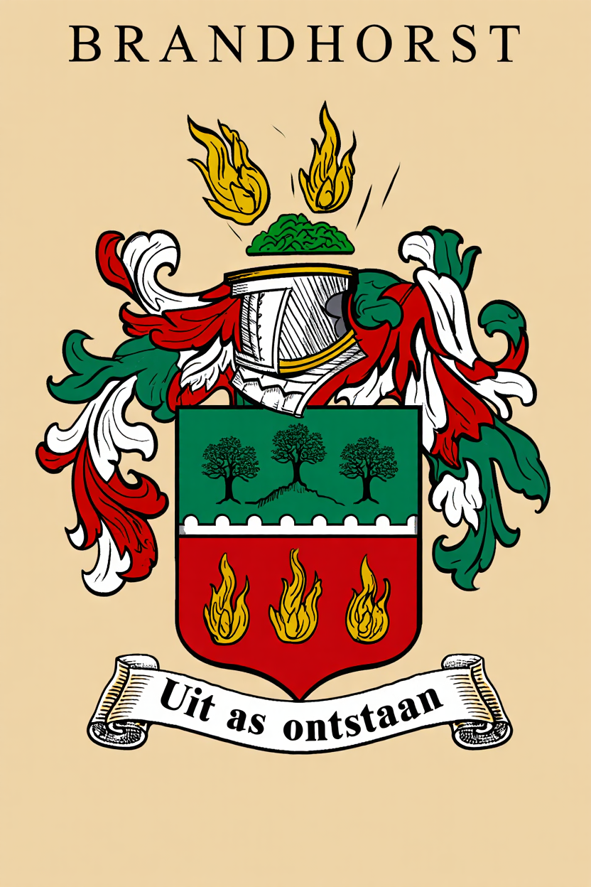 Familiewapen van de achternaam BRANDHORST