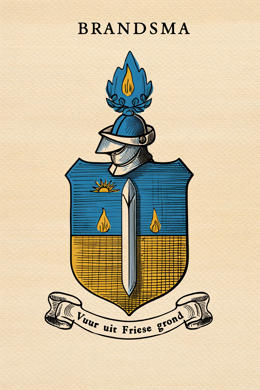 Familiewapen van de achternaam BRANDSMA