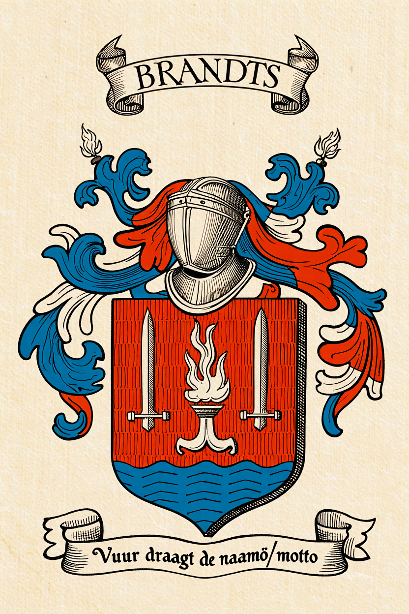 Familiewapen van de achternaam BRANDTS