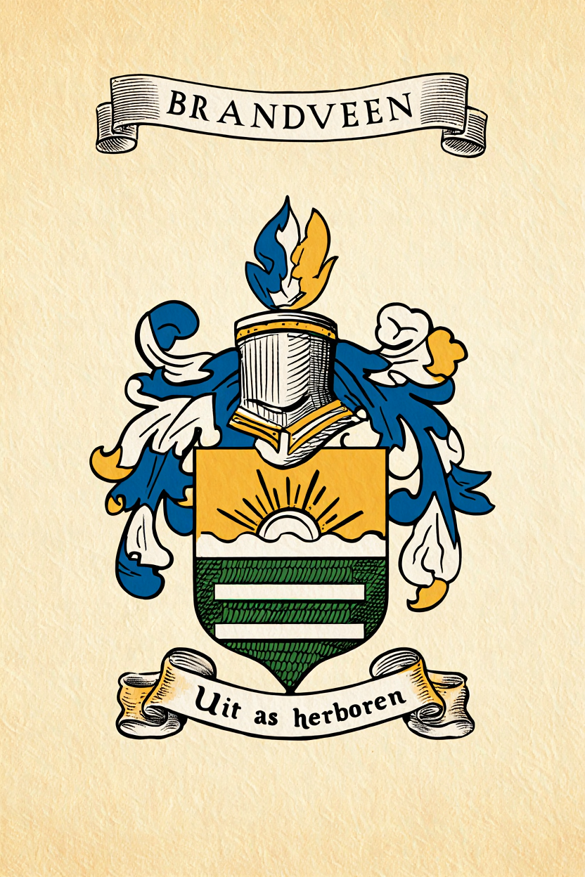 Familiewapen van de achternaam BRANDVEEN