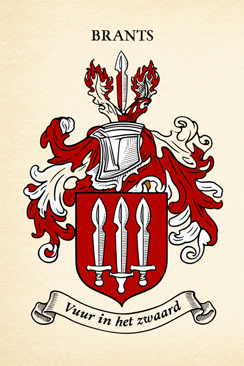 Familiewapen van de achternaam BRANTS