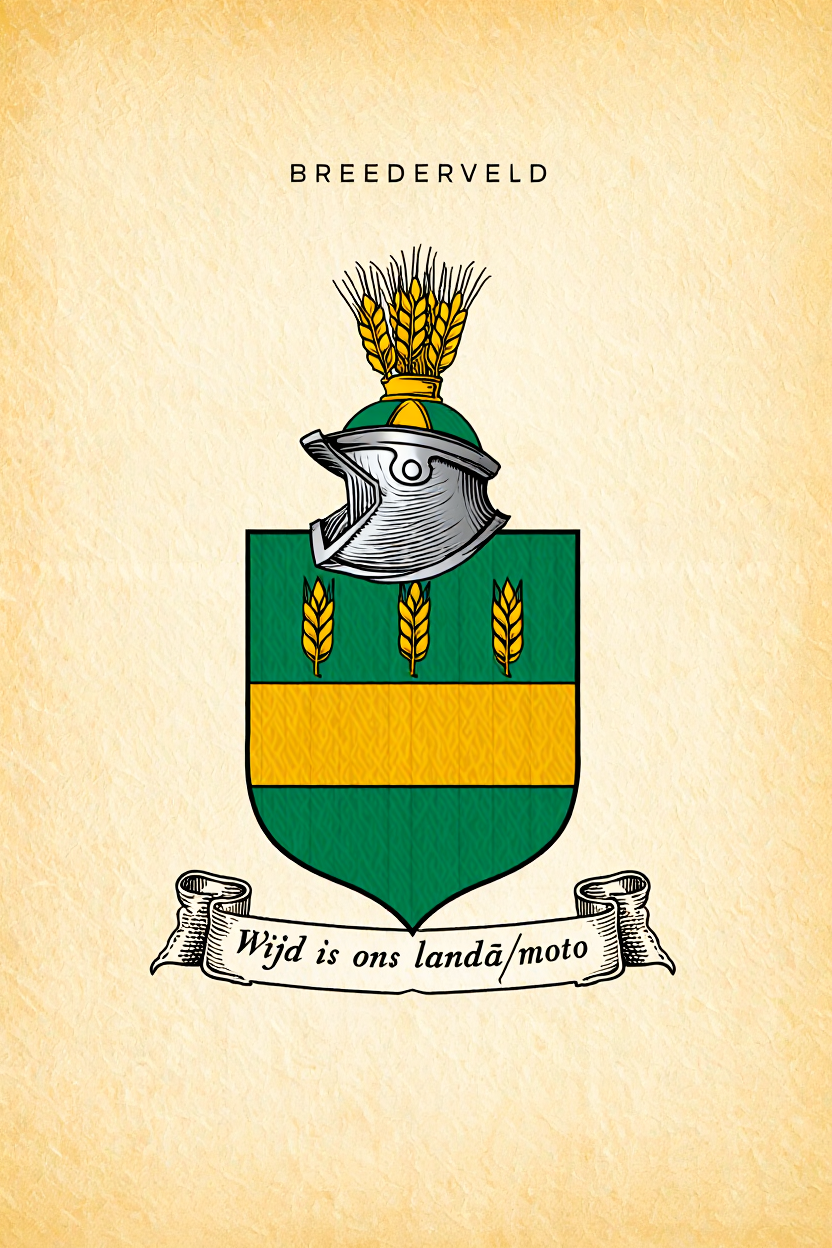 Familiewapen van de achternaam BREEDERVELD (vergrendeld)