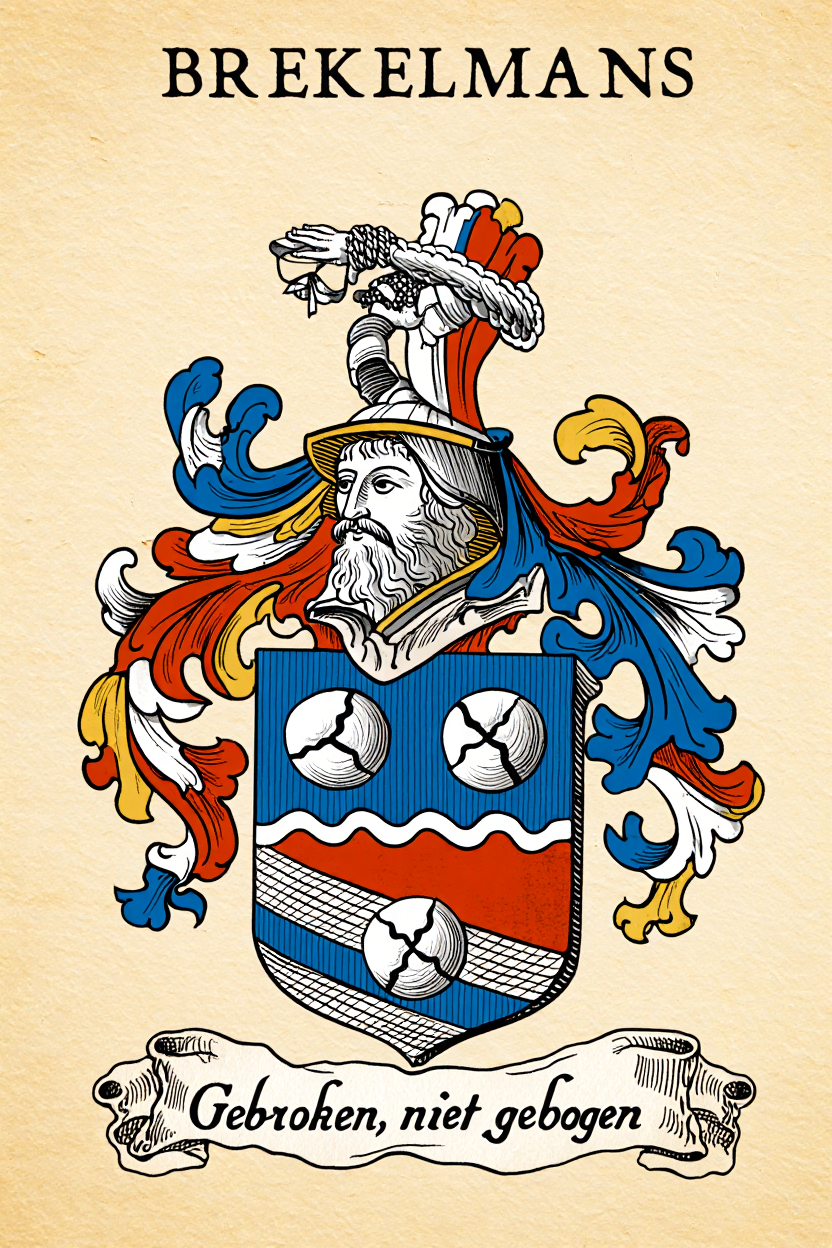 Familiewapen van de achternaam BREKELMANS