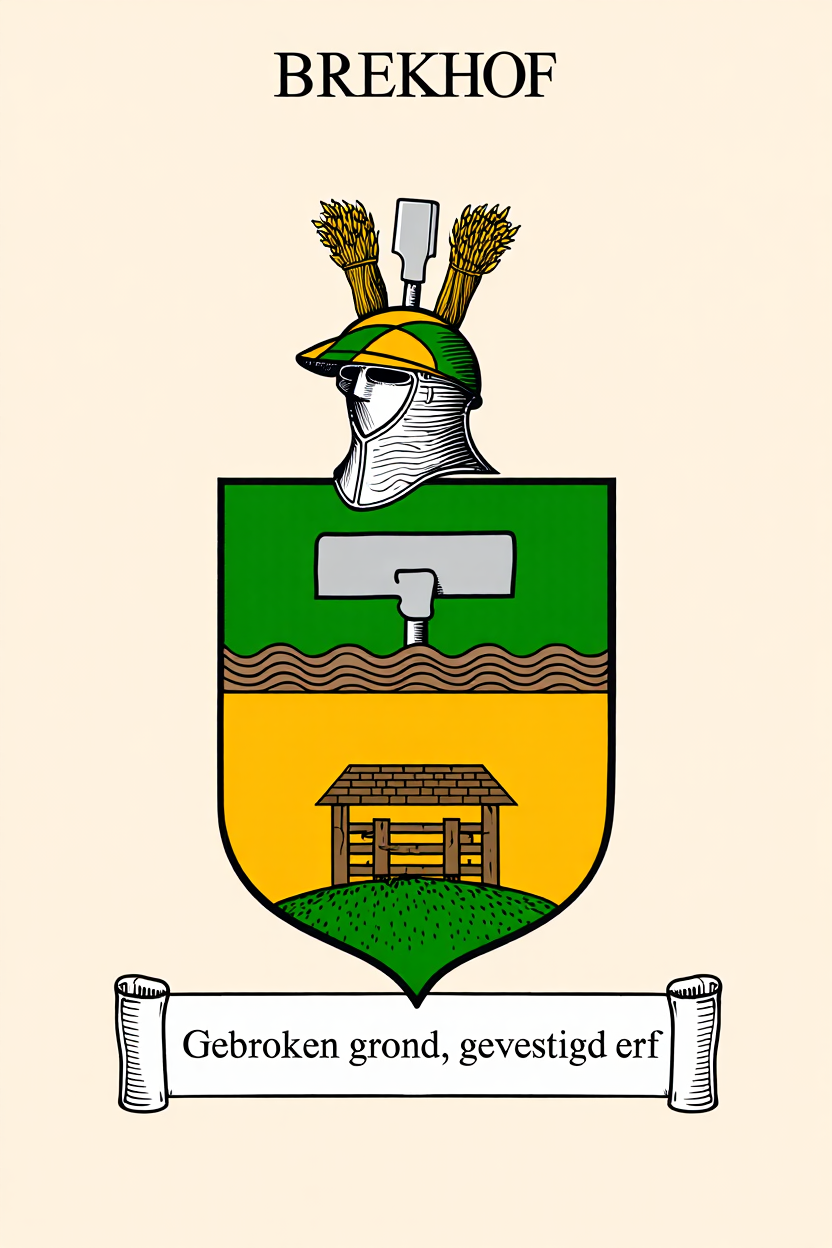 Familiewapen van de achternaam BREKHOF