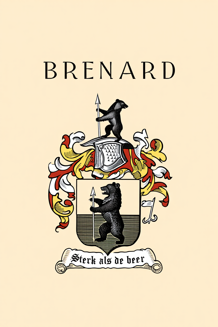 Familiewapen van de achternaam BRENARD