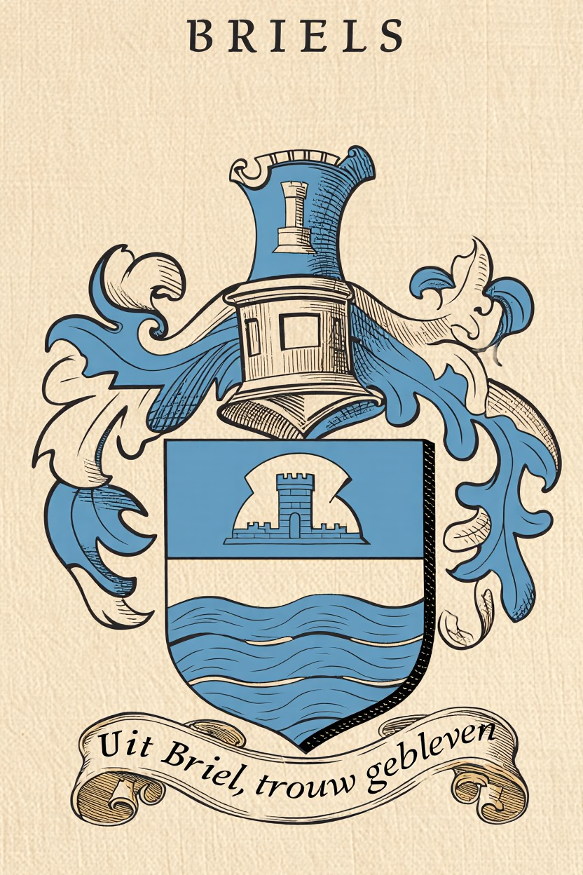 Familiewapen van de achternaam BRIELS (vergrendeld)