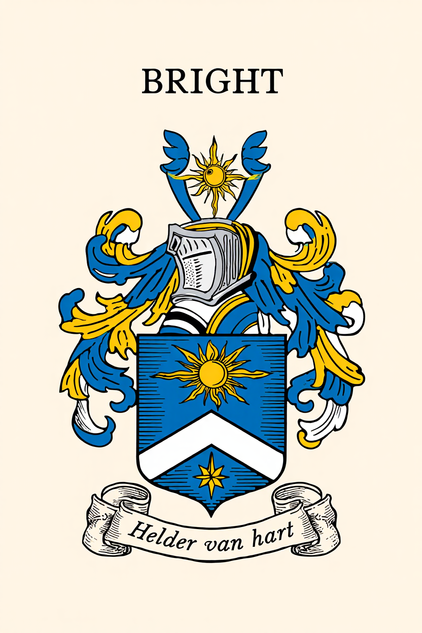 Familiewapen van de achternaam BRIGHT