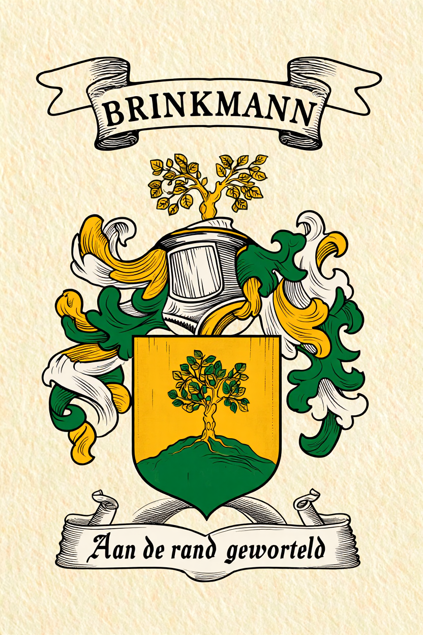 Familiewapen van de achternaam BRINKMANN