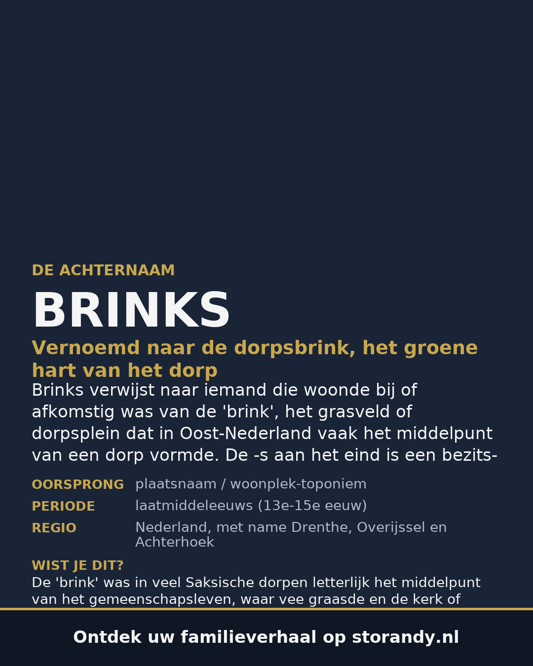 Familiewapen van de achternaam BRINKS