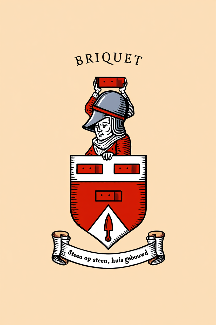Familiewapen van de achternaam BRIQUET (vergrendeld)