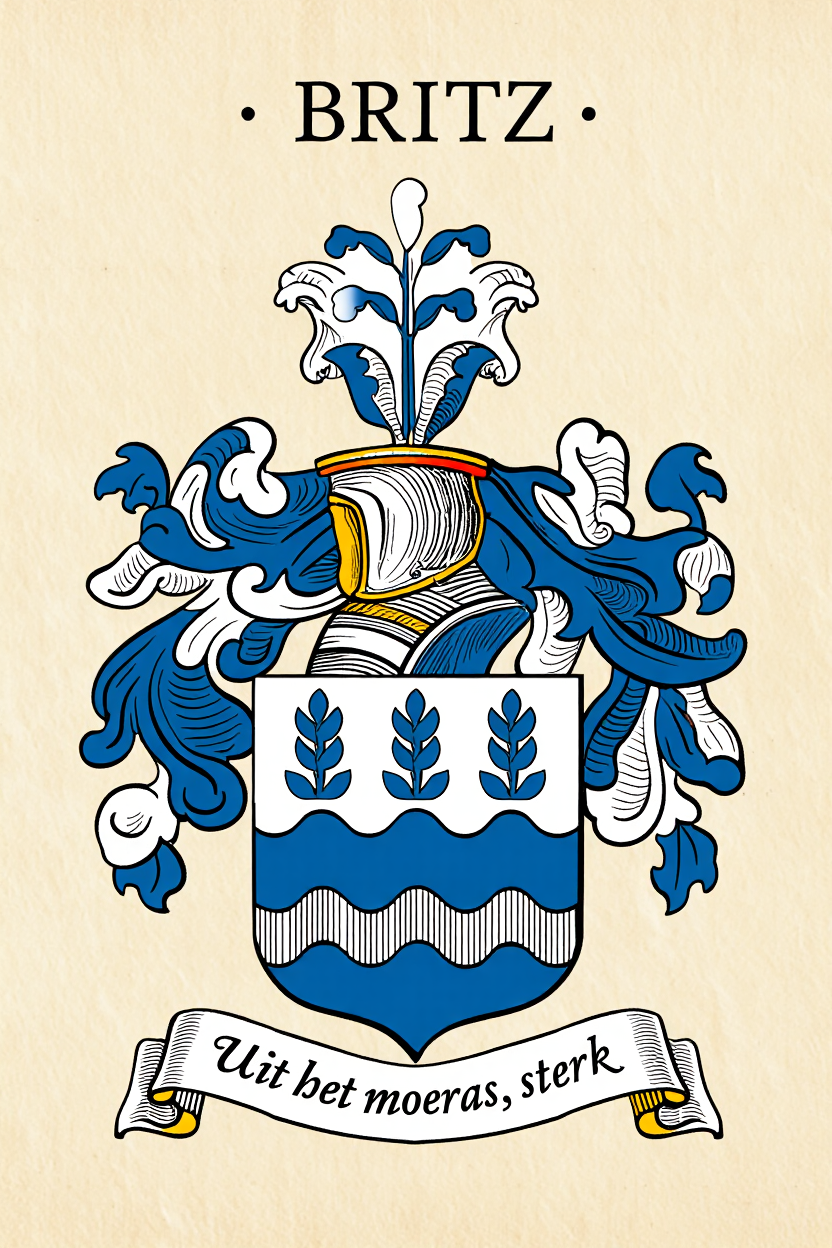 Familiewapen van de achternaam BRITZ