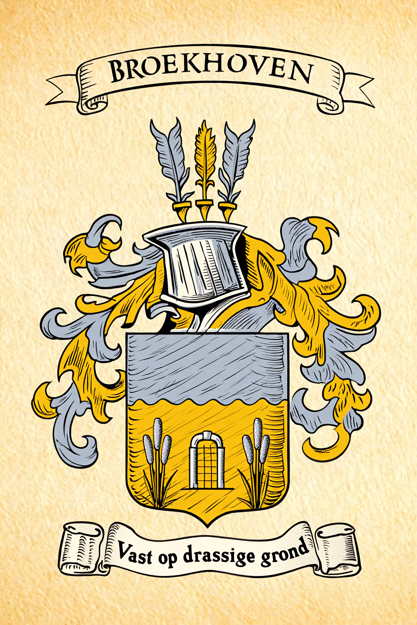 Familiewapen van de achternaam BROEKHOVEN