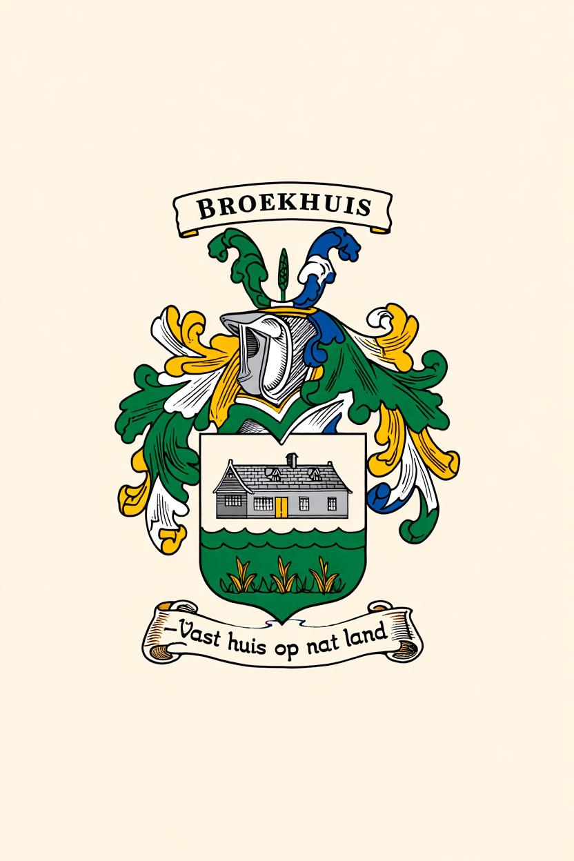 Familiewapen van de achternaam BROEKHUIS