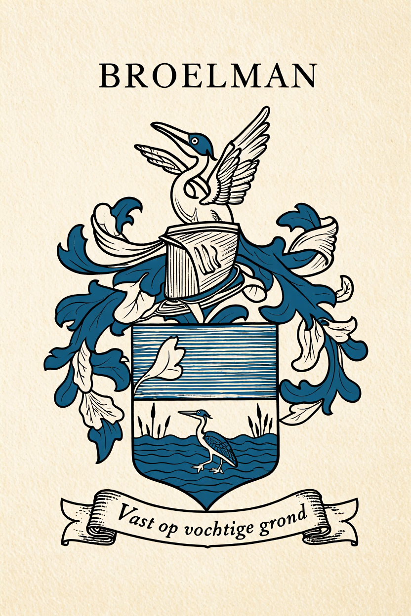 Familiewapen van de achternaam BROELMAN